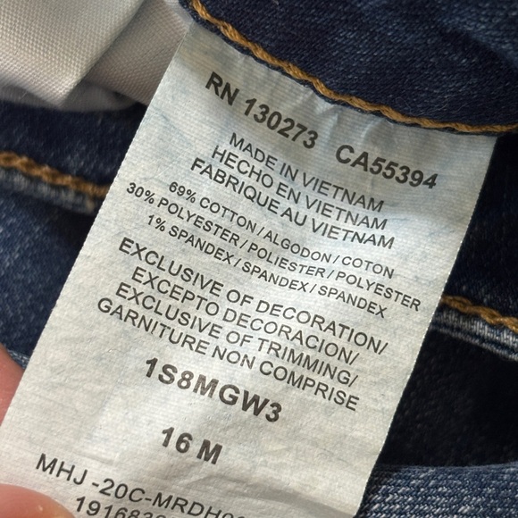 Lee Riders Mid Rise Capri Size 16M - Picture 7 of 8